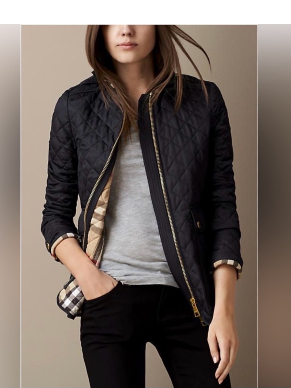 Burberry London Quilted Jacket
Size US 2 / UK 4 / IT 36